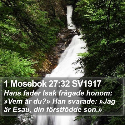 1 Mosebok 27:32 SV1917 Bible Verse Image