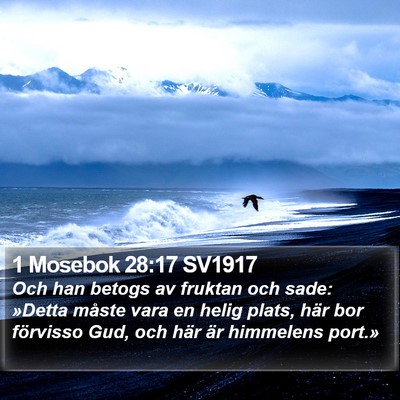 1 Mosebok 28:17 SV1917 Bible Verse Image