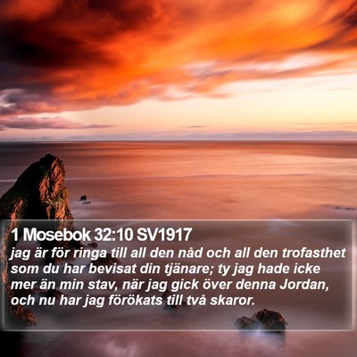 1 Mosebok 32:10 SV1917 Bible Verse Image