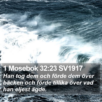 1 Mosebok 32:23 SV1917 Bible Verse Image