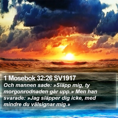 1 Mosebok 32:26 SV1917 Bible Verse Image