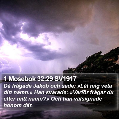 1 Mosebok 32:29 SV1917 Bible Verse Image