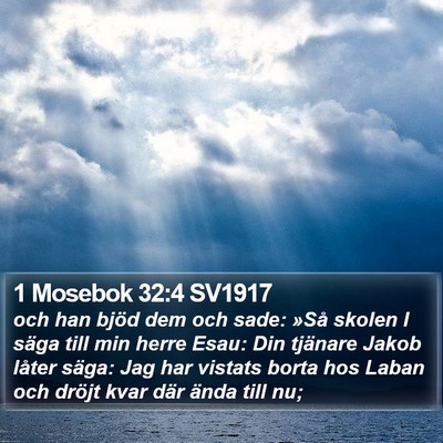 1 Mosebok 32:4 SV1917 Bible Verse Image