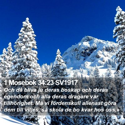 1 Mosebok 34:23 SV1917 Bible Verse Image
