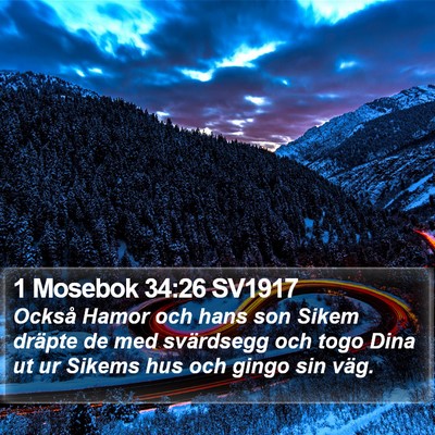 1 Mosebok 34:26 SV1917 Bible Verse Image