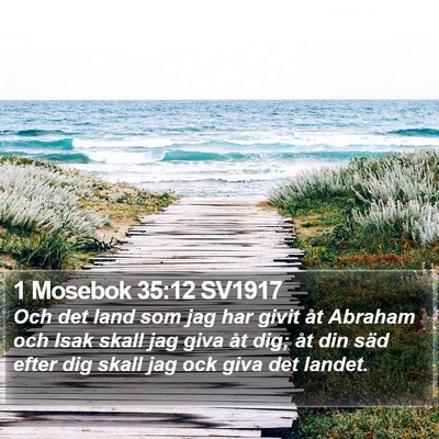 1 Mosebok 35:12 SV1917 Bible Verse Image