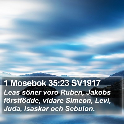 1 Mosebok 35:23 SV1917 Bible Verse Image