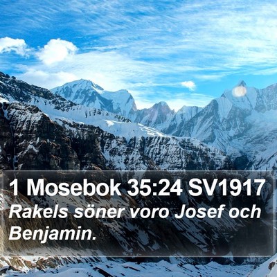 1 Mosebok 35:24 SV1917 Bible Verse Image