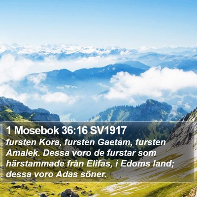 1 Mosebok 36:16 SV1917 Bible Verse Image