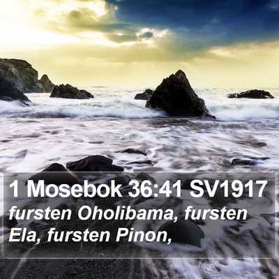 1 Mosebok 36:41 SV1917 Bible Verse Image