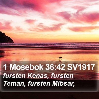 1 Mosebok 36:42 SV1917 Bible Verse Image