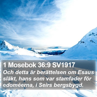 1 Mosebok 36:9 SV1917 Bible Verse Image