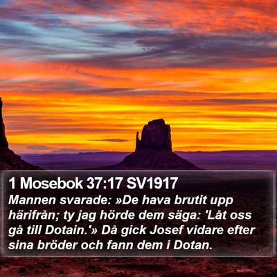1 Mosebok 37:17 SV1917 Bible Verse Image