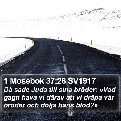 1 Mosebok 37:26 SV1917 Bible Verse Image