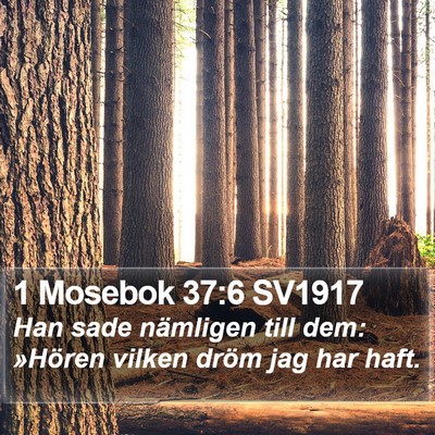 1 Mosebok 37:6 SV1917 Bible Verse Image