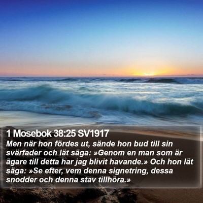 1 Mosebok 38:25 SV1917 Bible Verse Image