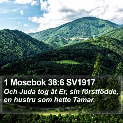 1 Mosebok 38:6 SV1917 Bible Verse Image