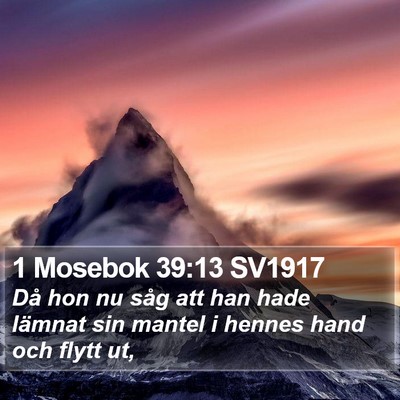 1 Mosebok 39:13 SV1917 Bible Verse Image