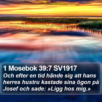 1 Mosebok 39:7 SV1917 Bible Verse Image