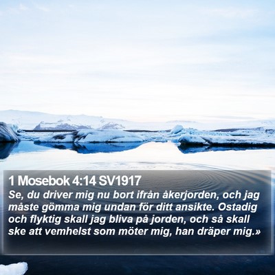 1 Mosebok 4:14 SV1917 Bible Verse Image