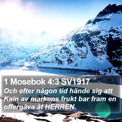 1 Mosebok 4:3 SV1917 Bible Verse Image