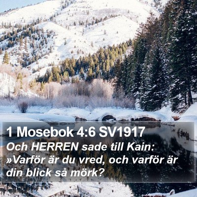 1 Mosebok 4:6 SV1917 Bible Verse Image