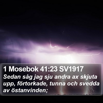 1 Mosebok 41:23 SV1917 Bible Verse Image
