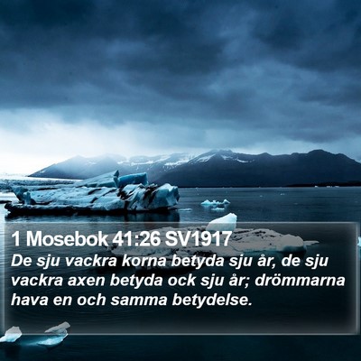 1 Mosebok 41:26 SV1917 Bible Verse Image