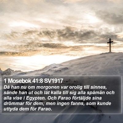 1 Mosebok 41:8 SV1917 Bible Verse Image