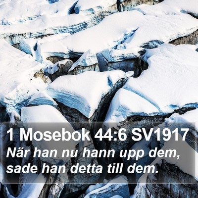 1 Mosebok 44:6 SV1917 Bible Verse Image