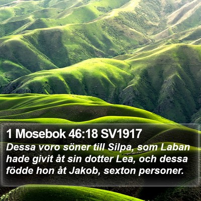 1 Mosebok 46:18 SV1917 Bible Verse Image