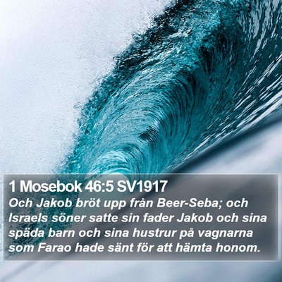 1 Mosebok 46:5 SV1917 Bible Verse Image