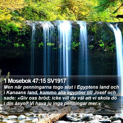 1 Mosebok 47:15 SV1917 Bible Verse Image