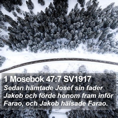 1 Mosebok 47:7 SV1917 Bible Verse Image