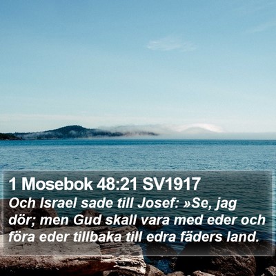 1 Mosebok 48:21 SV1917 Bible Verse Image