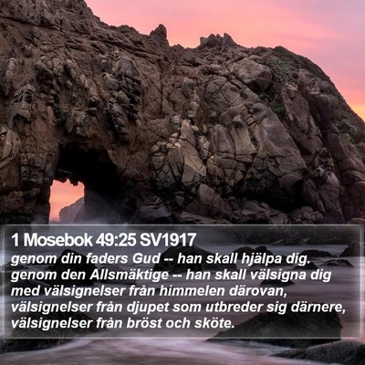 1 Mosebok 49:25 SV1917 Bible Verse Image