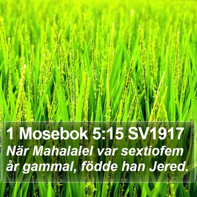 1 Mosebok 5:15 SV1917 Bible Verse Image