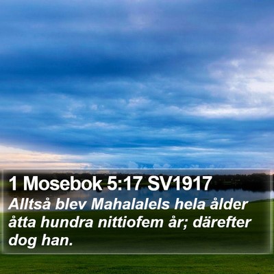 1 Mosebok 5:17 SV1917 Bible Verse Image