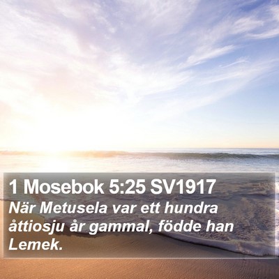 1 Mosebok 5:25 SV1917 Bible Verse Image
