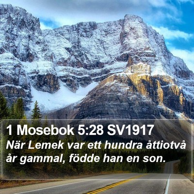 1 Mosebok 5:28 SV1917 Bible Verse Image
