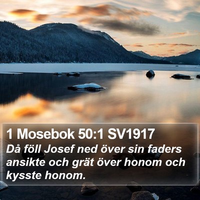 1 Mosebok 50:1 SV1917 Bible Verse Image