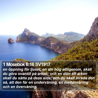 1 Mosebok 6:16 SV1917 Bible Verse Image