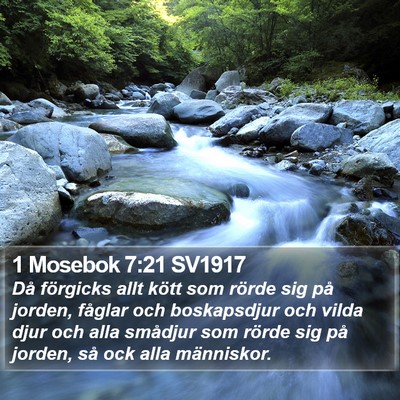 1 Mosebok 7:21 SV1917 Bible Verse Image