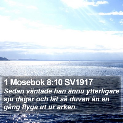 1 Mosebok 8:10 SV1917 Bible Verse Image