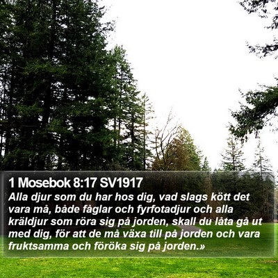 1 Mosebok 8:17 SV1917 Bible Verse Image