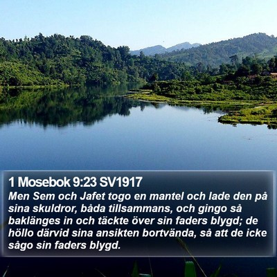1 Mosebok 9:23 SV1917 Bible Verse Image