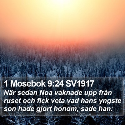 1 Mosebok 9:24 SV1917 Bible Verse Image