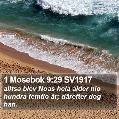 1 Mosebok 9:29 SV1917 Bible Verse Image