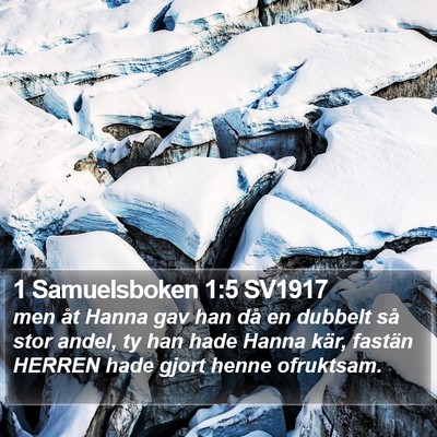 1 Samuelsboken 1:5 SV1917 Bible Verse Image
