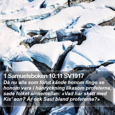 1 Samuelsboken 10:11 SV1917 Bible Verse Image